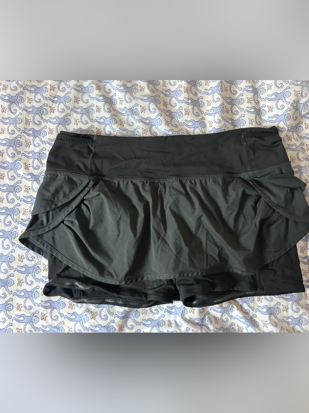 Vintage black lululemon mini skirt